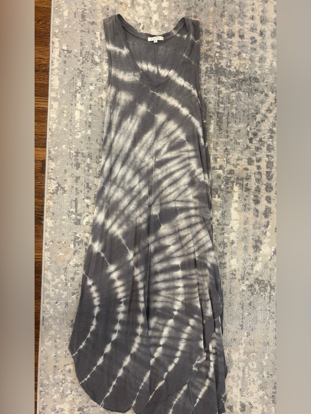 Z SUPPLY Dye Gray Maxi Dress — Women's Casual Flow - Picture 1 of 4